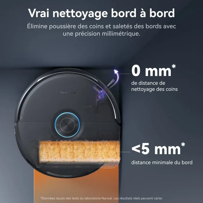Narwal Flow 2 - Robot aspirateur laveur 31000 Pa - Lavage FlowWash 60°C - Technologie CarpetFocus