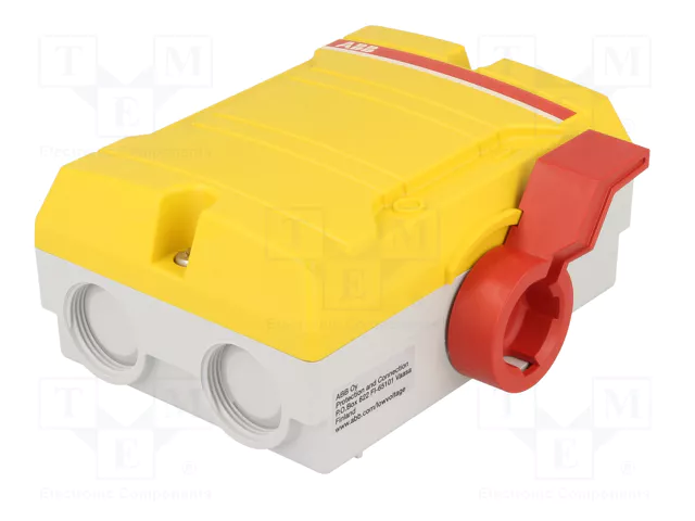 ABB Interrupteur de sécurité 3 pôles 16A IP65 ABB Interrupteur de sécurité 3 pôles 16A IP65