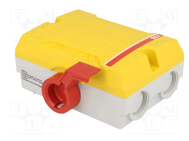ABB Interrupteur de sécurité 3 pôles 16A IP65 ABB Interrupteur de sécurité 3 pôles 16A IP65