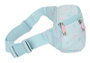 Safta Riñonera Moos Garden 23x12x9cm - Sac banane enfant 3 ans en tissu matelassé imprimé, couleur bleu turquoise