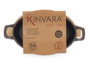 KINVARA Petit plateau ovale en fer forgé et bambou Gris-Madera