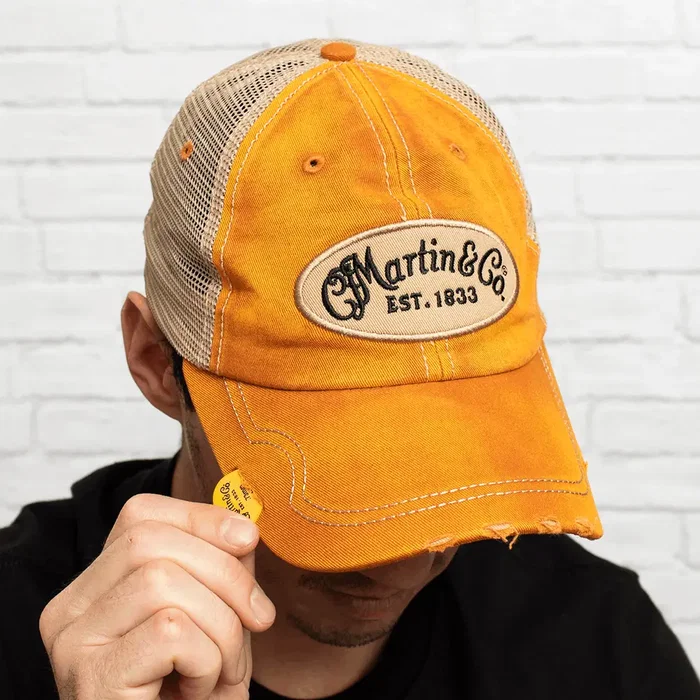 MARTIN Casquette CF Martin Ball Orange avec Logo