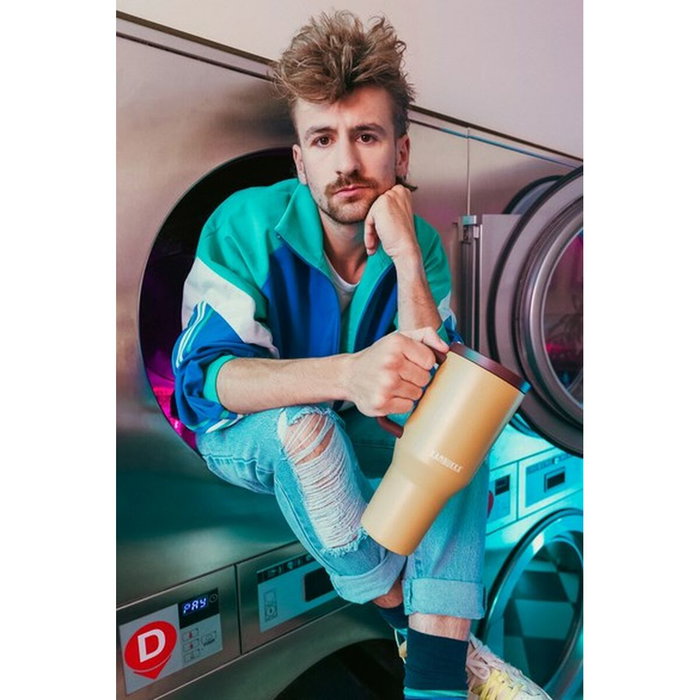 Tasse Thermos avec Couvercle Kambukka 11-08001 Orange Bronze Acier inoxydable 950 ml