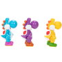 JAKKS PACIFIC Blister de 3 Figurines Yoshi Super Mario Bros - 10 cm