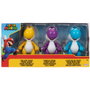JAKKS PACIFIC Blister de 3 Figurines Yoshi Super Mario Bros - 10 cm