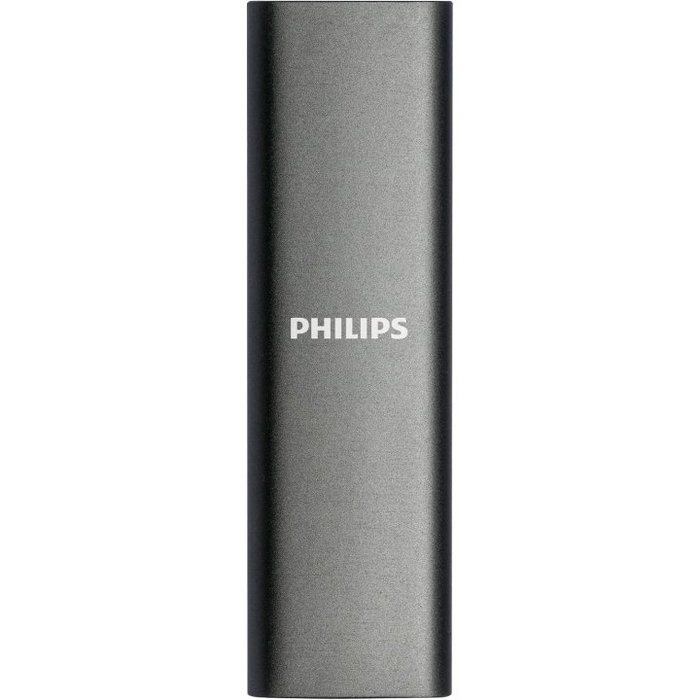 Philips FM50SS031P Disque SSD Externe 500GB USB-C/USB 3.0 Ultra Slim Gris