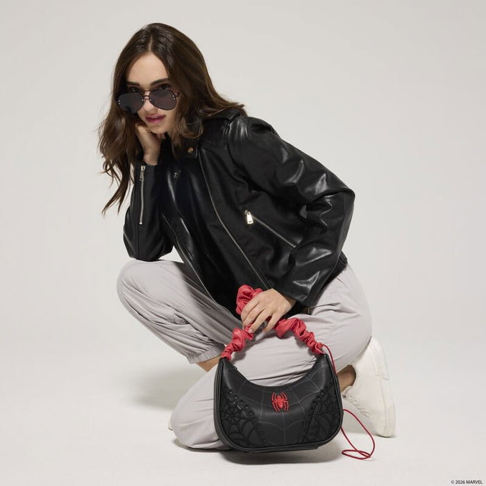 Loungefly Spider-Man sac à bandoulière Spider Web