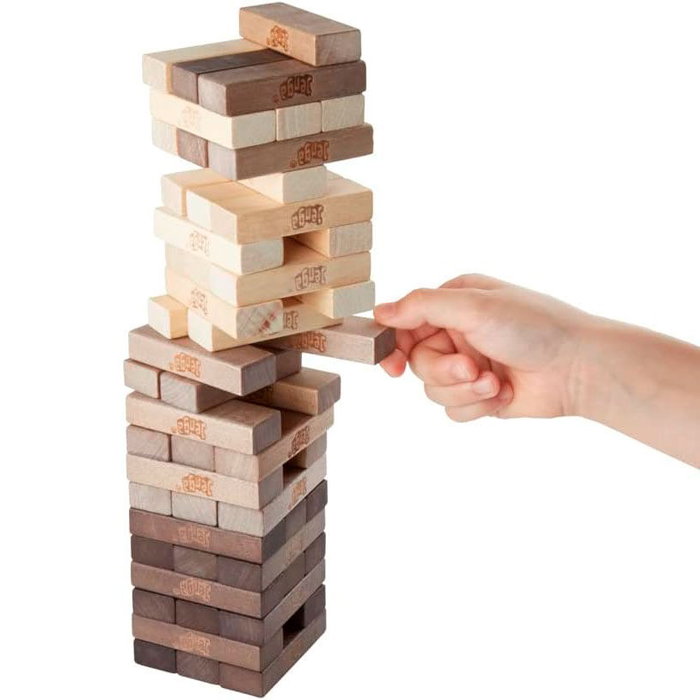 HASBRO Juego Jenga Rustic