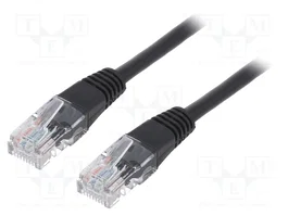 GEMBIRD Cordon de raccordement Cat 5e U/UTP RJ45 0,5m noir