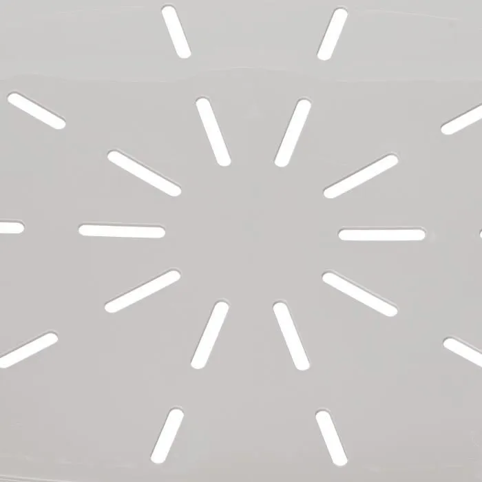 Ferplast Corbeille pour Chat et Petit Chien SIESTA DELUXE Taille 4 Gris Clair, 61.5*45*21.5 cm, Design Moderne Perforé Anti-Dérapant