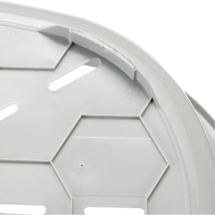 Ferplast Corbeille pour Chat et Petit Chien SIESTA DELUXE Taille 4 Gris Clair, 61.5*45*21.5 cm, Design Moderne Perforé Anti-Dérapant