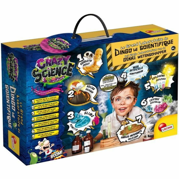 Lisciani Giochi Crazy Science - Dingo le scientifique - 7 kits expérimentaux Lisciani Giochi Crazy Science - Dingo le scientifique - 7 kits expérimentaux