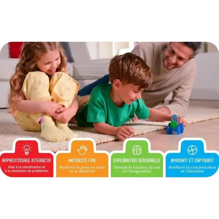 Goliath Jelly Blox - Coffret tracteur de construction avec briques souples et flexibles - Jeu de ferme pour enfants dès 2 ans Goliath Jelly Blox - Coffret tracteur de construction avec briques souples et flexibles - Jeu de ferme pour enfants dès 2 ans