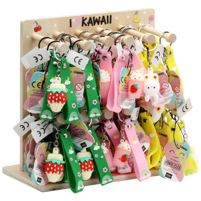 The Concept Factory Lot de 48 Porte-clés Kawaii Assortis The Concept Factory Lot de 48 Porte-clés Kawaii Assortis