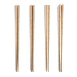 Ibili Palillos chinos en bois de hêtre, 24 cm, 8 pièces