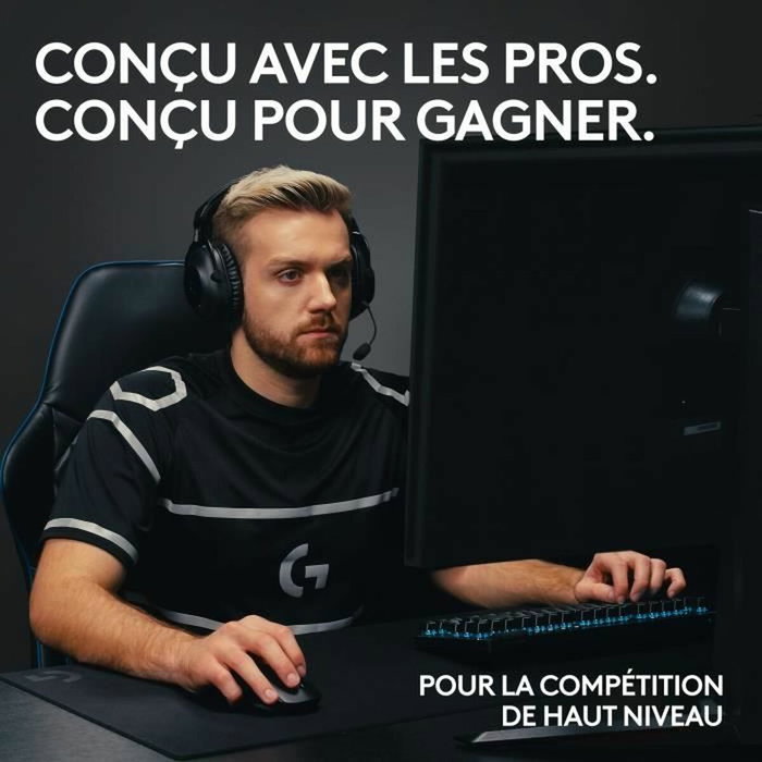 Logitech G Pro X TKL Lightspeed - Clavier Gamer Sans Fil - AZERTY - Noir