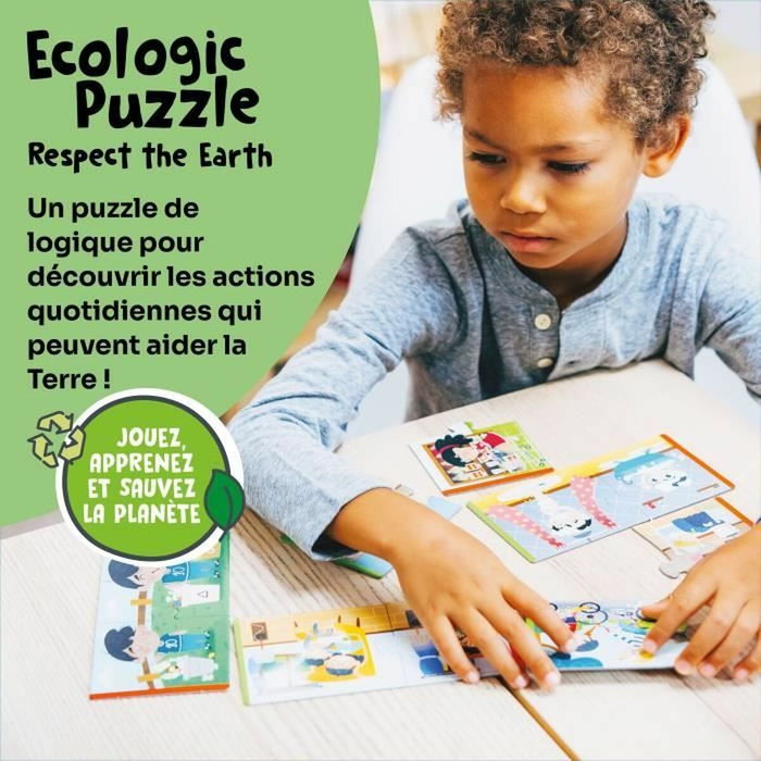 Adventerra Ecologic Puzzle Respect the Earth - Mini-puzzles éducatifs Adventerra Ecologic Puzzle Respect the Earth - Mini-puzzles éducatifs