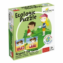 Adventerra Ecologic Puzzle Respect the Earth - Mini-puzzles éducatifs