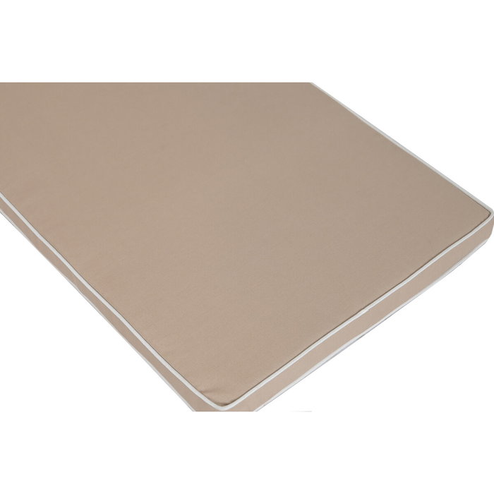 Home ESPRIT Coussin pour chaise longue Blanc Beige Jardin 190 x 60 x 5 cm