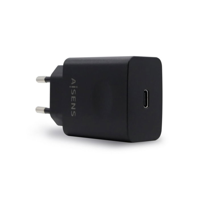 Chargeur Aisens ASCH-1PD20-BK Noir 20 W USB-C Chargeur Aisens ASCH-1PD20-BK Noir 20 W USB-C
