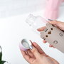 ERIK - Gourde isotherme en verre Pusheen de 500 ml, avec une housse en néoprene et anse intégrée