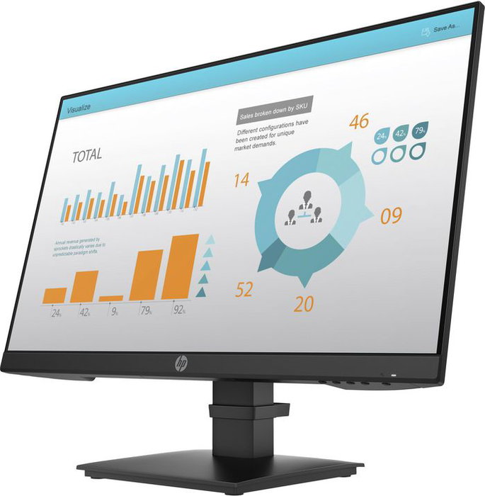 HP P24 G4 - Écran PC 60.5 cm (23.8 pouces) Full HD 1920 x 1080 IPS, 16:9, 250 cd/m2, 14 ms, 178°/178°, HDMI, DisplayPort, VGA HP P24 G4 - Écran PC 60.5 cm (23.8 pouces) Full HD 1920 x 1080 IPS, 16:9, 250 cd/m2, 14 ms, 178°/178°, HDMI, DisplayPort, VGA