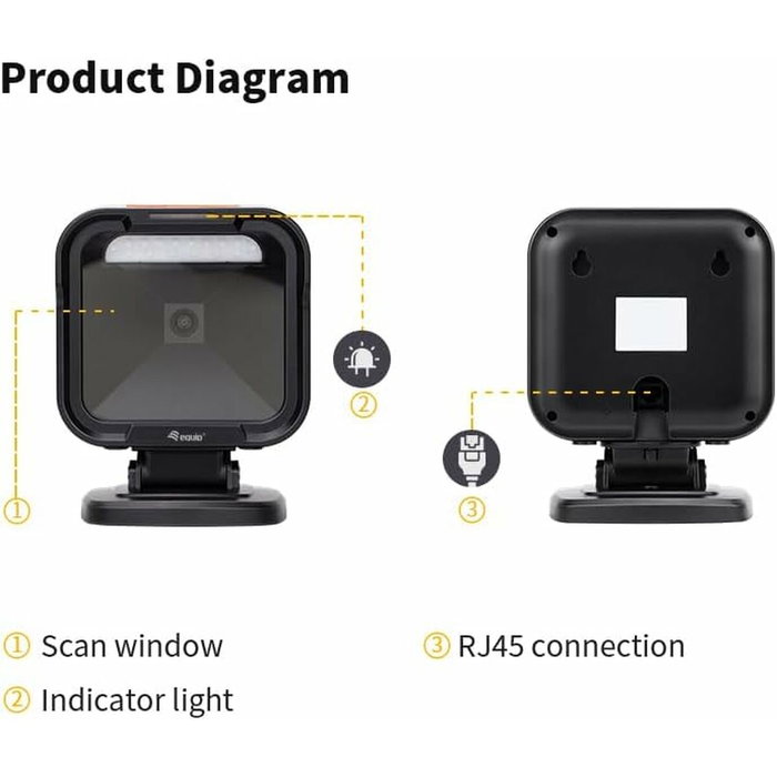 Lecteur de Codes Barres Equip 35102807101 Lecteur de Codes Barres Equip 35102807101