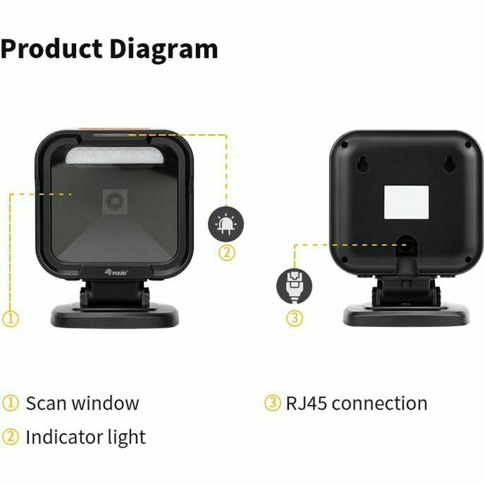 Lecteur de Codes Barres Equip 35102807101 Lecteur de Codes Barres Equip 35102807101