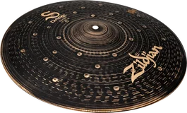 Zildjian Crash 16" S Dark – Cymbale pour batterie, finition sombre et martelée aléatoirement