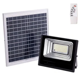 Projecteur LED Solaire 120W 4000K, Panneau 6V/15W, Batterie 3.2V/8000mAh, Télécommande HO-SOLARFL-120W-01-W