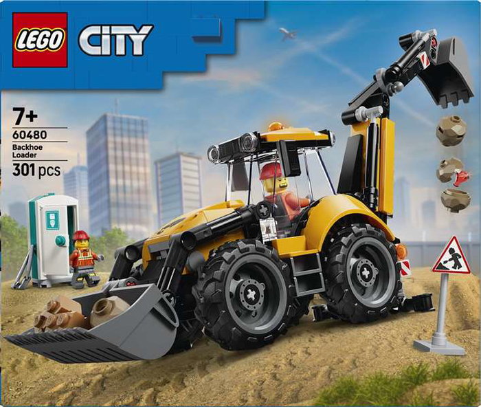 LEGO City Le tractopelle jaune 60480 LEGO City Le tractopelle jaune 60480