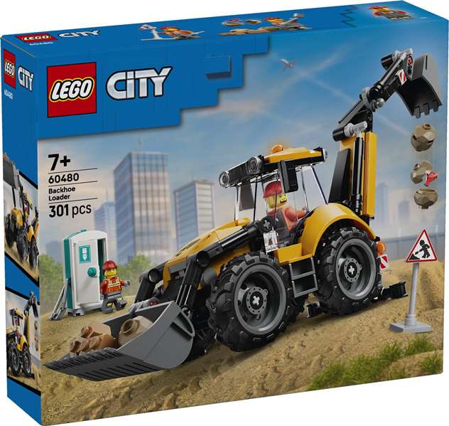 LEGO City Le tractopelle jaune 60480 LEGO City Le tractopelle jaune 60480