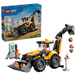 LEGO City Le tractopelle jaune 60480