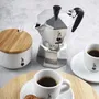 Bialetti Cafetière Italienne Moka Express en Aluminium pour 4 Tasses - Grise