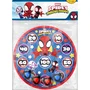 Marvel - Cible et balles fléchettes Spidey - Cible scratch 28 cm avec 4 balles - Jeu éducatif pour enfants dès 3 ans