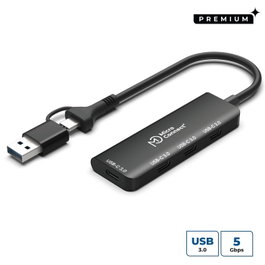 MicroConnect Hub USB-C Premium 3.2 Gen 1 à 4 ports