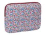 Safta Housse pour Ordinateur Portable 14 Pouces Motif Fleurs Coimbra Bordeaux, Dimensions 34 x 25 x 2 cm - Neuf