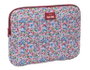 Safta Housse pour Ordinateur Portable 14 Pouces Motif Fleurs Coimbra Bordeaux, Dimensions 34 x 25 x 2 cm - Neuf