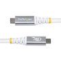 Câble USB Startech CC150CM80GUSB4CABLEW Blanc 1,5 m