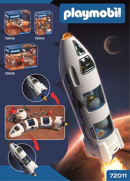 Playmobil 72011 Fusée d'exploration sur Mars de l'ESA City Action Playmobil 72011 Fusée d'exploration sur Mars de l'ESA City Action