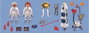 Playmobil 72011 Fusée d'exploration sur Mars de l'ESA City Action