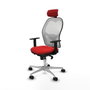 Piqueras y Crespo Chaise de Bureau 1D086N2 Rouge