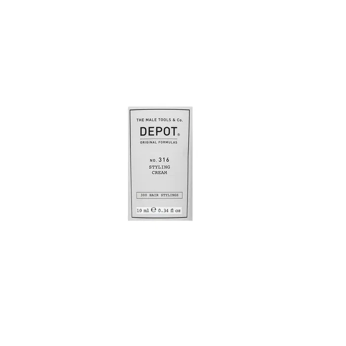 Depot 300 Hair Stylings No. 316 Filtre UV Crème coiffante 10 ml Depot 300 Hair Stylings No. 316 Filtre UV Crème coiffante 10 ml