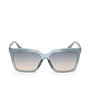 Guess Lunettes de soleil femme GU00099 89W forme carrée turquoise verre 55mm