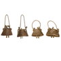 Home ESPRIT Figurine Décorative Esprit Naturel - Lot de 4 Unités - 20 x 7 x 13 cm