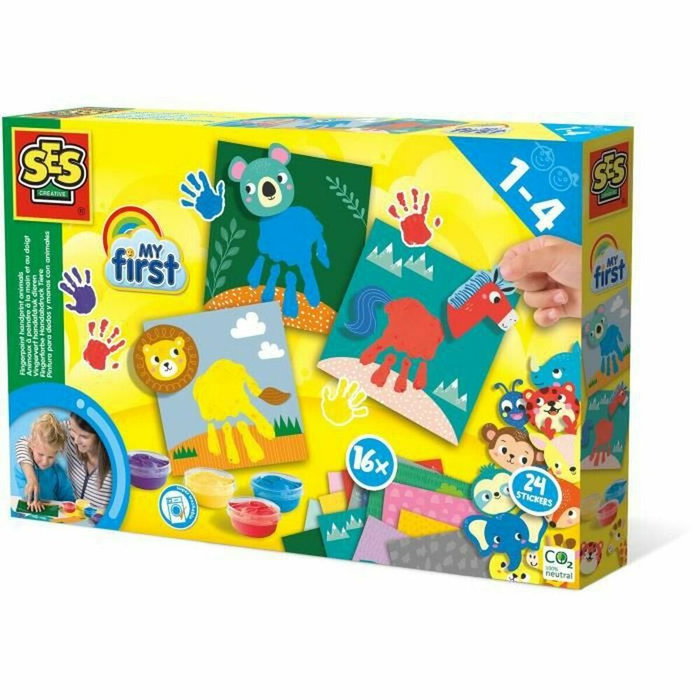 SES Creative My first Kit d'activités sensorielles Animaux à peindre au doigt SES Creative My first Kit d'activités sensorielles Animaux à peindre au doigt
