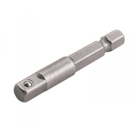 DUVER Adaptateur d'insertion 1/4 en acier, zinc satiné, 50 mm