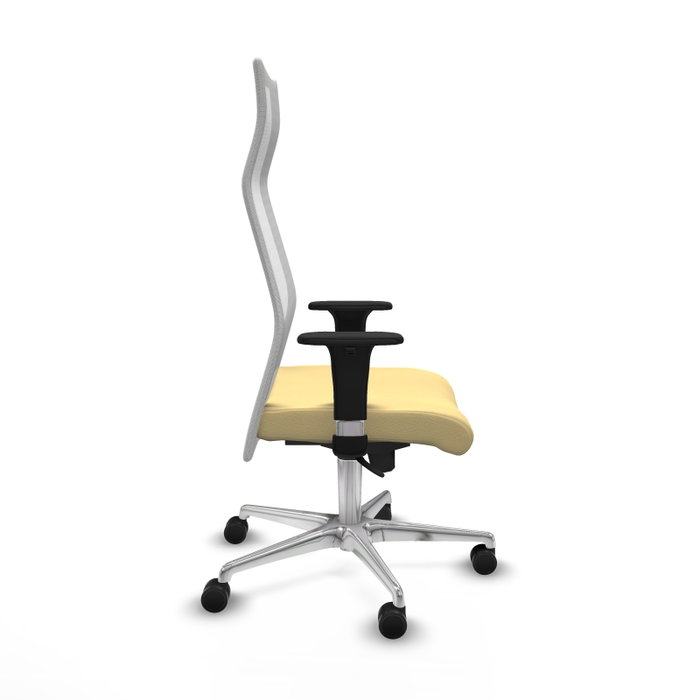 Piqueras y Crespo Chaise de Bureau Albacete Crème et Blanc
