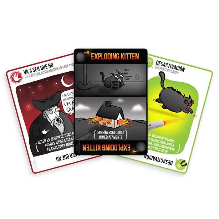 Exploding Kittens EKIEK09ES Jeu de Cartes Exploding Kittens Édition 2 Joueurs Version Espagnole Exploding Kittens EKIEK09ES Jeu de Cartes Exploding Kittens Édition 2 Joueurs Version Espagnole