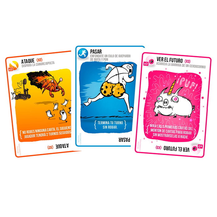 Exploding Kittens - Jeu de Cartes Édition 2 Joueurs - Jeu Familial et d'Ambiance pour Adultes et Enfants à Partir de 7 Ans - Asmodee Exploding Kittens - Jeu de Cartes Édition 2 Joueurs - Jeu Familial et d'Ambiance pour Adultes et Enfants à Partir de 7 Ans - Asmodee